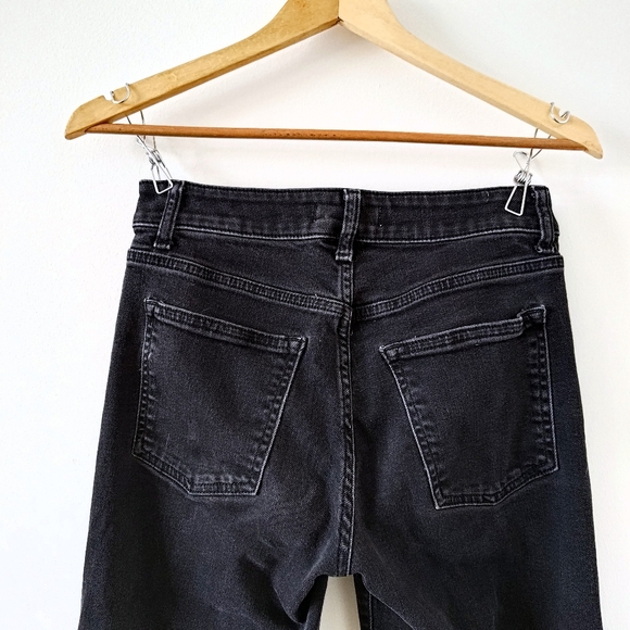 Black faded denim jeans size 26 - Picture 2 of 3